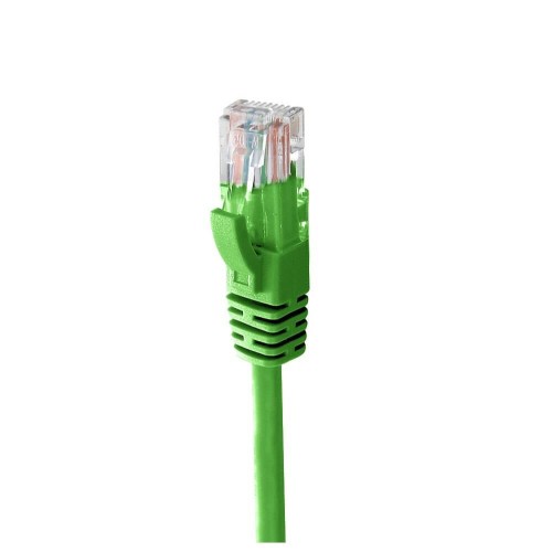 MACH POWER CAVO LAN ETHERNET UTP CAT.6 50CM IN RAME 24AWG COLORE VERDE - CV-PU6L-050-G