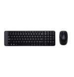 LOGITECH WIRELESS COMBO MK220 KIT MOUSE E TASTIERA NERO