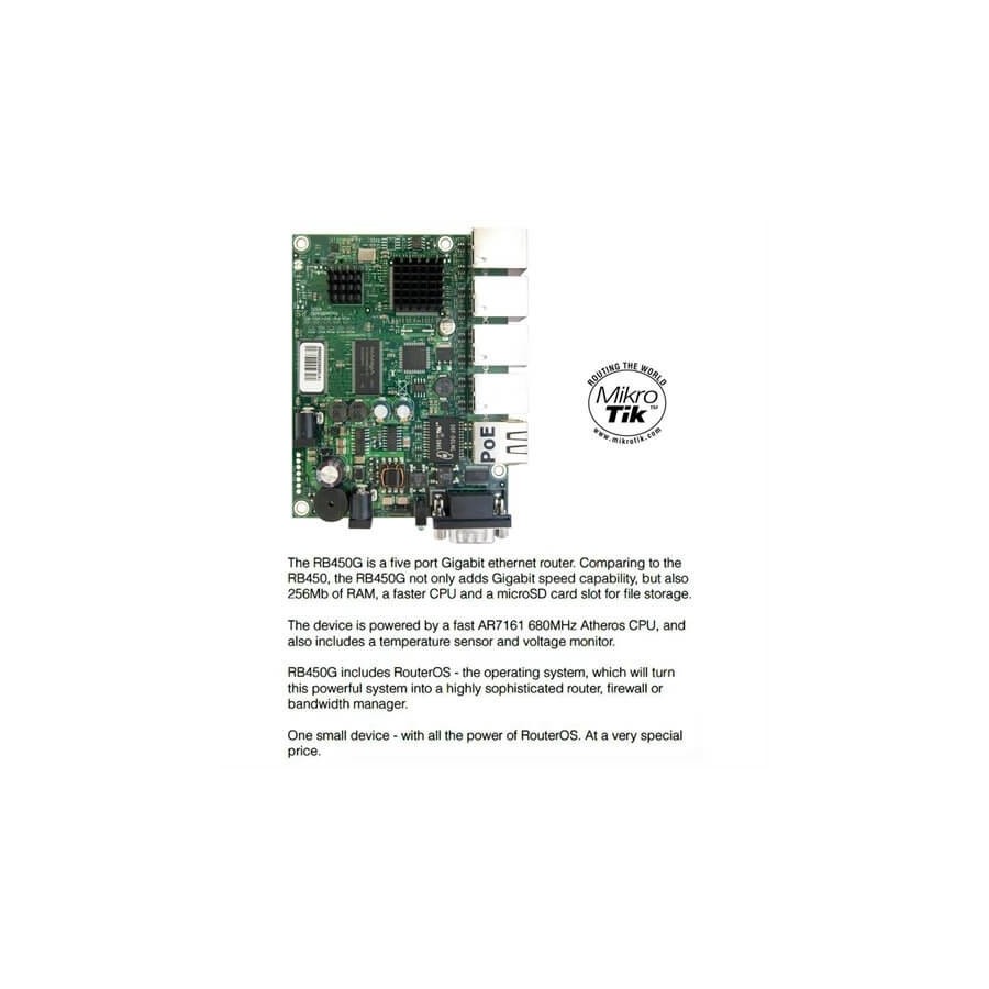 MIKROTIK ROUTERBOARD RB450G