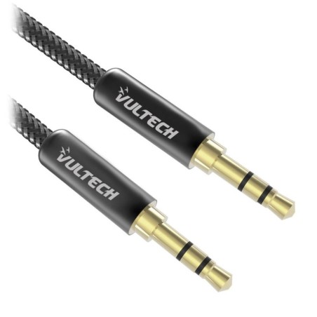 CAVO AUDIO JACK 3,5 MM VULTECH SC11249-1 IN NYLON  2 POLI MASCHIO-MASCHIO 1 M