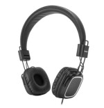 VULTECH CUFFIE HEADPHONE CON MICROFONO E REGOLATORE VOLUME - COLORE NERO - HD-08N