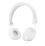 VULTECH CUFFIE HEADPHONE CON MICROFONO E REGOLATORE VOLUME - COLORE BIANCO - HD-08W